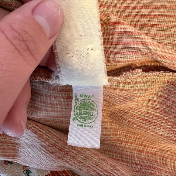 Vintage impression! Long Kimono Robe Open Front w/ Belt Size S Boho Cottagecore - Picture 7 of 8